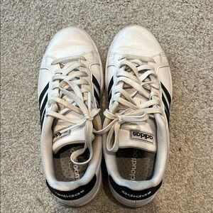 Adidas White and Black Sneakers